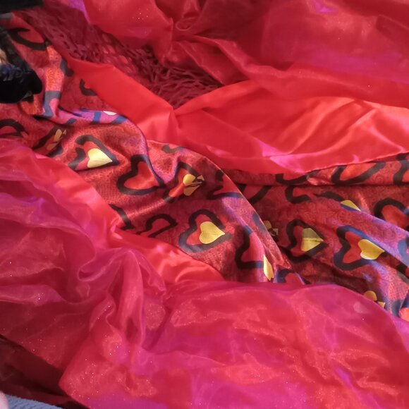 Queen of Hearts Alice in Wonderland Women's costume size Large Halloween - Picture 5 of 11